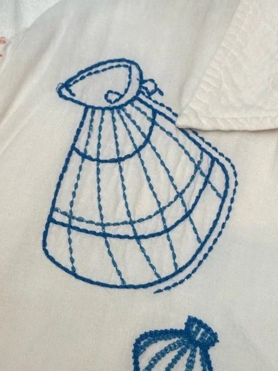 Anthropologie White Embroidered Sleeveless Button-Up Top 38258 - Picture 10 of 15